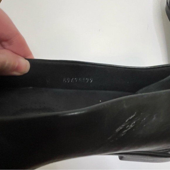 SAS Coco Tripad Comfort Women's Black Leather Patent Bow Slip On Flats Size 8 W - Picture 6 of 15